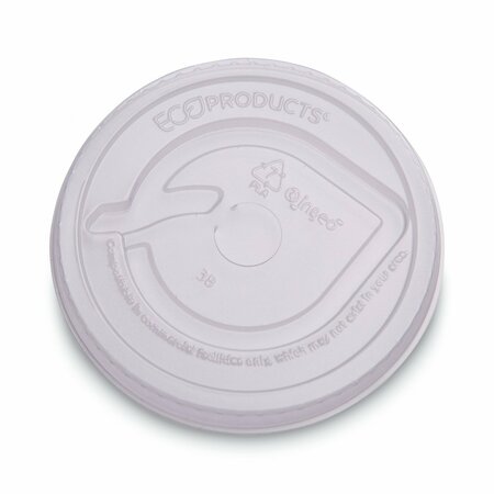ECO-PRODUCTS GreenStripe Renewable/Compost Cold Cup Flat Lids, for 9-24 oz, PK1000 PK EP-FLCC